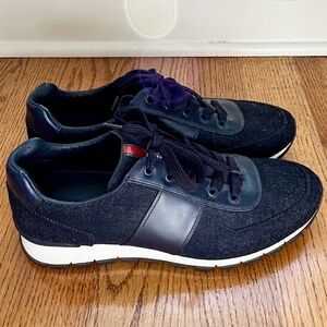 靴 PRADA Linea Rossa Nylon & Suede Trainer Prada Linea Rossa Leather and nylon trainers - Men|4E2718OLS008